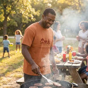 Personalized Family Reunion BBQ Shirt, Custom Name Backyard Reunion Cookout Tee, Matching Family Summer Tee, 2026 Reunion Gift Idea image 1