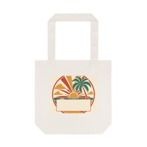Personalized Family Beach Reunion Tote Bag, Custom Name Year City Keepsake, Summer Gift for Mom, Matching Reunion Totes, 2024 Trip Souvenir image 1