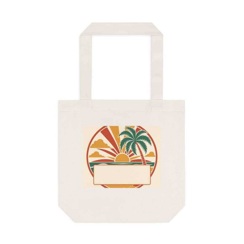 Personalized Family Beach Reunion Tote Bag, Custom Name Year City Keepsake, Summer Gift for Mom, Matching Reunion Totes, 2024 Trip Souvenir image 1