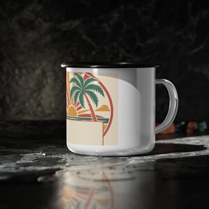 Taza personalizada para reunión familiar en la playa / Nombre, año y ciudad personalizados (recuerdo) imagen 4