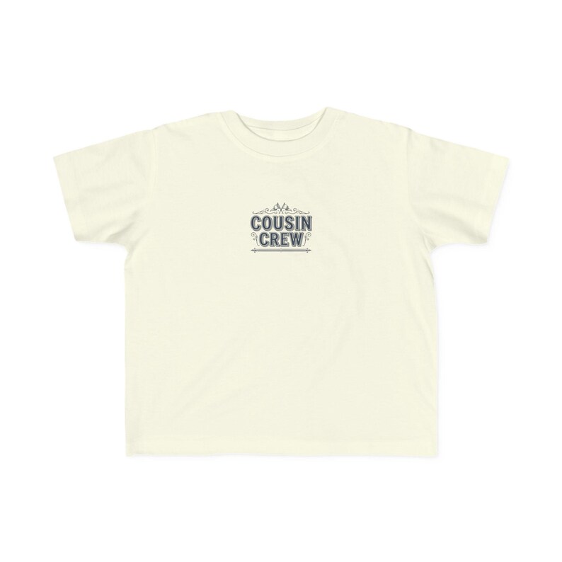 Toddler Cousin Crew Shirt Personalized | Family Reunion Tee, Custom Name & Year image 2