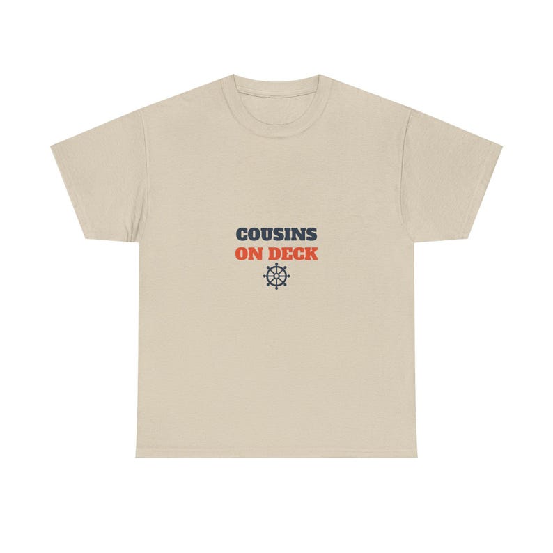 Cousins on Deck Shirt, Matching Cousin Cruise Tee afbeelding 2