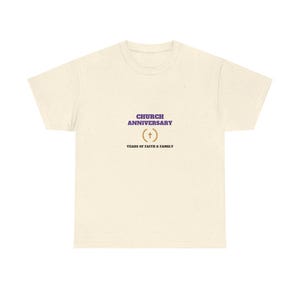 Affordable Church Anniversary Shirt Personalized | Custom Church Name, Year & Est., Matching Celebration Tee image 3