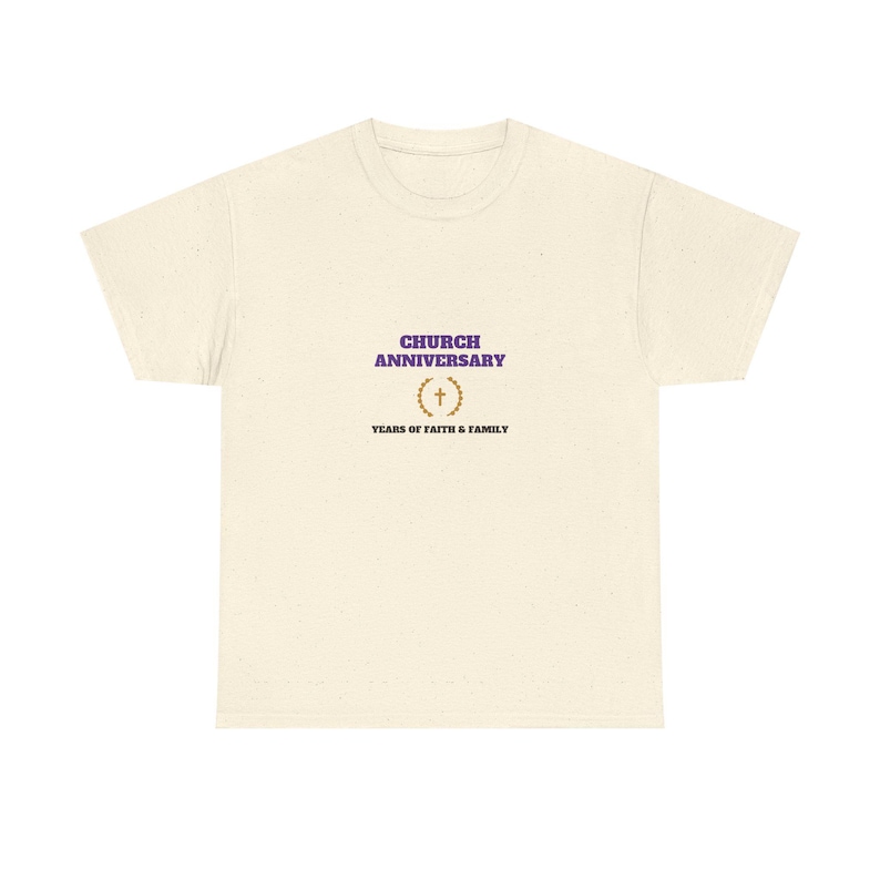 Affordable Church Anniversary Shirt Personalized | Custom Church Name, Year & Est., Matching Celebration Tee image 3