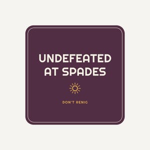 Undefeated At Spades Funny Koozie, Family Reunion Can Cooler, Funny Cookout Gift image 3