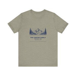 Personalized Family Reunion Mountain Shirt 2026, Custom Name Matching Vacation Tee, Group Reunion T-Shirt Gift, Family Trip Outfit Idea image 4