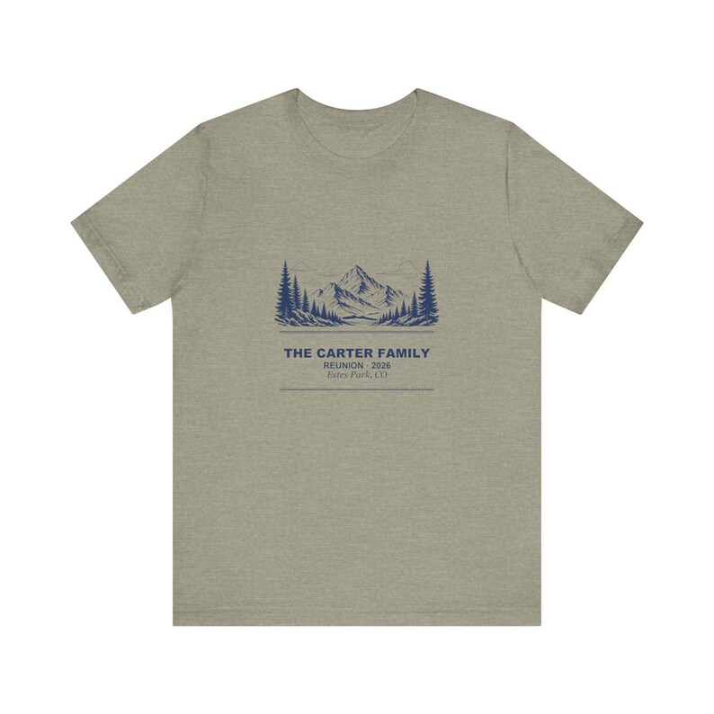 Personalized Family Reunion Mountain Shirt 2026, Custom Name Matching Vacation Tee, Group Reunion T-Shirt Gift, Family Trip Outfit Idea image 4