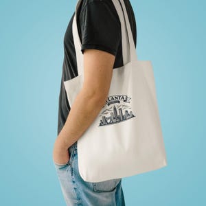 Atlanta Family Reunion Tote Bag Personalized 2026, Custom Name Tote for Georgia Trip, Matching Family Vacation Keepsake, Reunion Gift Idea image 3