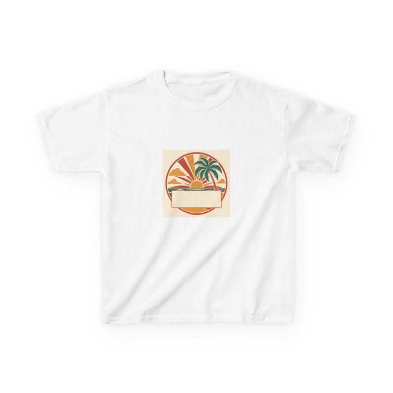 Youth Beach Reunion Shirt Personalized | Kids Family Vacation Tee, Custom Name, Year & City afbeelding 1