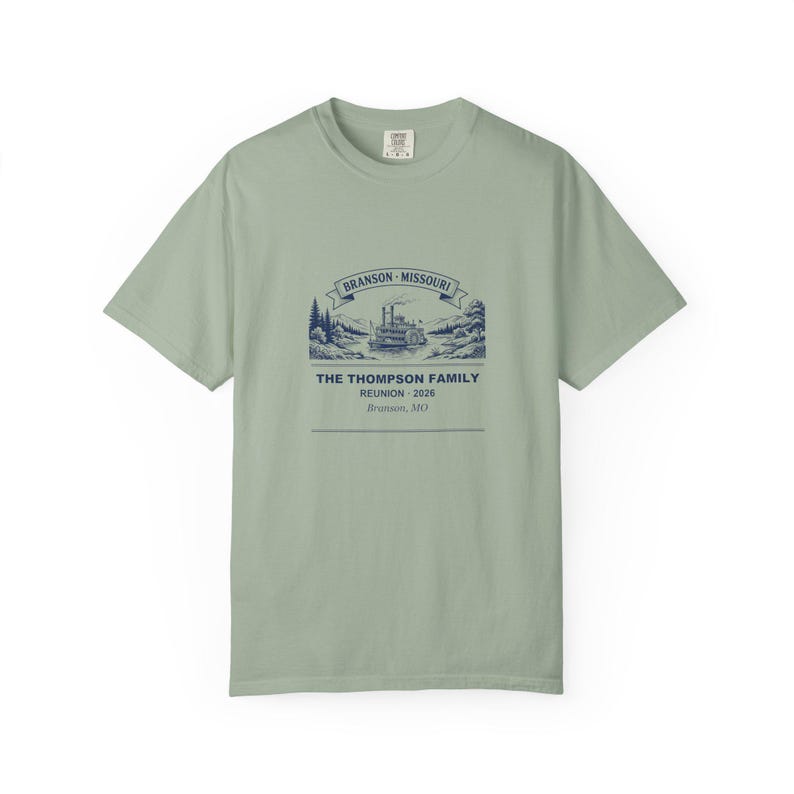 Camiseta para reunión familiar 2026 Branson personalizada, camiseta de grupo para vacaciones con nombre a juego, camiseta para fin de semana de reunión familiar, idea de regalo para reunión. imagen 4