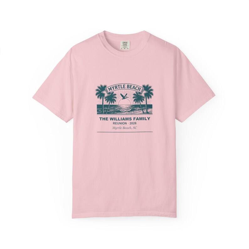 Personalized Family Reunion Shirt, Myrtle Beach 2026 Matching Custom Name Tee image 5