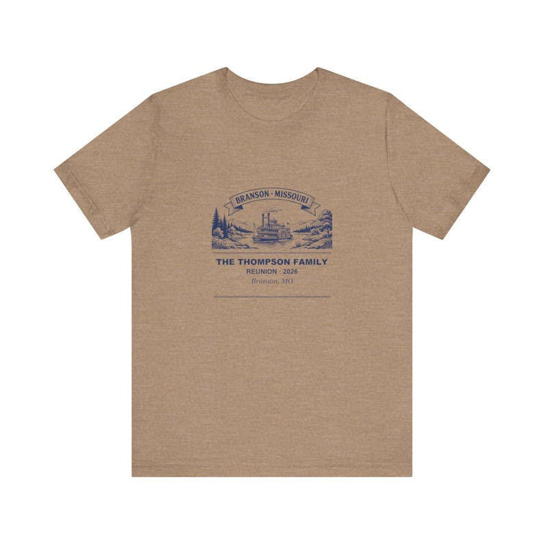 Personalized Family Reunion Shirt Branson 2026, Custom Name Matching Group Tee, Family Vacation Outfits, Reunion Gift Idea for Whole Crew Bild 3