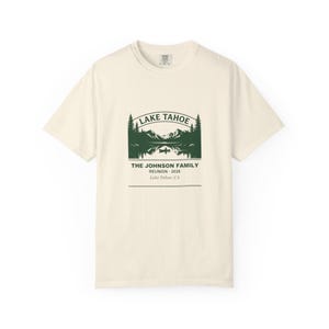 Personalized Lake Tahoe Family Reunion Shirt 2026, Custom Name Group Tee, Matching Family Vacation Tee, Tahoe Family Gathering Shirt image 4