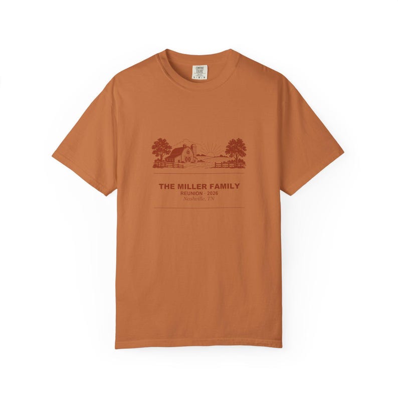 Personalized Farm Family Reunion Shirt 2026, Custom Name Matching Tee imagem 2