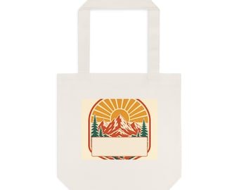 Personalized Mountain Reunion Family Tote Bag | Custom Family Name, Year & City Reunion Keepsake
