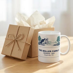 Personalized Family Reunion Coffee Mug 2026 Custom Name Farm Family Matching Cup Gift image 11
