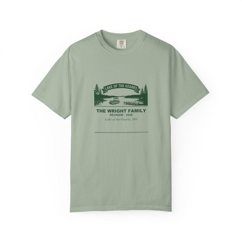 Personalized Family Reunion Shirt Lake of the Ozarks 2026 Custom Name Matching Tee immagine 5