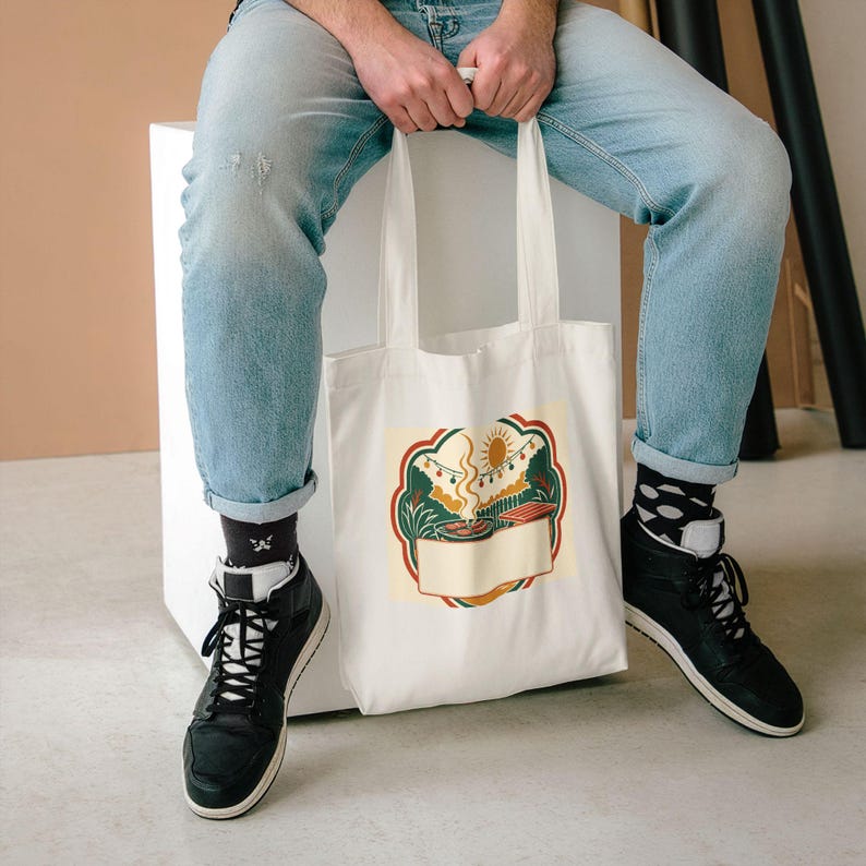 Personalized Family Reunion Tote Bag, Custom Cookout Keepsake, Engraved Surname, 2024 BBQ Gift, Canvas Carryall, Eco Friendly Reusable image 5