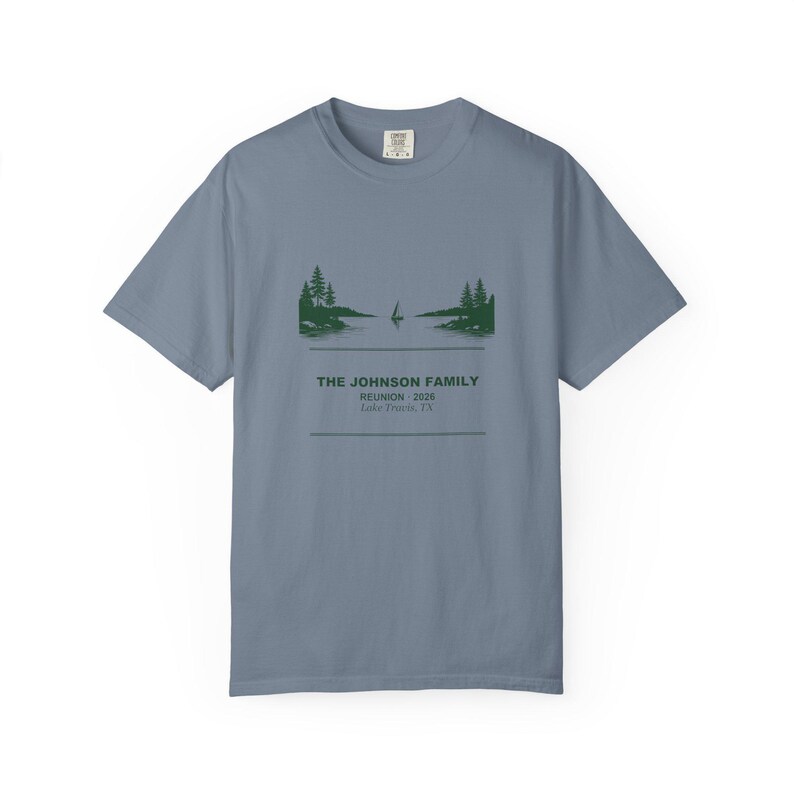 Family Reunion Shirt 2026, Personalized Lake House Custom Name Matching Group Vacation Tee image 2