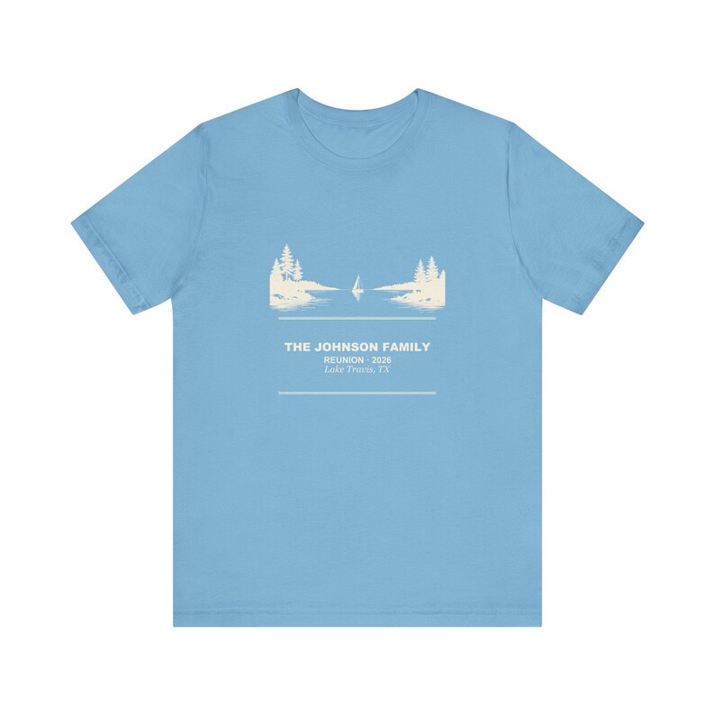 Family Reunion Shirt Personalized Lake House 2026 Custom Name Matching Group Tee image 5