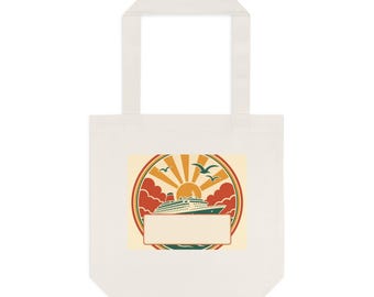 Personalized Cruise Reunion Family Tote Bag | Custom Family Name, Year & City Reunion Keepsake