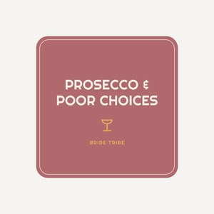 Funny Prosecco Bachelorette Koozie, Personalized Can Cooler for Bridal Party Gifts, Wedding Party Favor, Custom Drink Koozie, Girls Night image 3