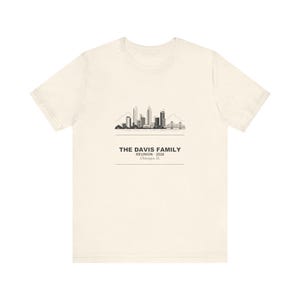 Family Reunion Shirts 2026 Personalized City and Name, Matching Custom Group Tee Bild 4