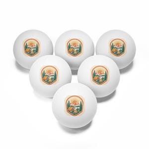 Parks Reunion Family Ping Pong Balls 6pc Set, Family Reunion Party Favor Gift, Custom Reunion Game Night, Reunion Table Game Activity Kit image 2