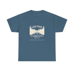 Personalized Family Reunion Shirt, Lake Tahoe 2026 Custom Name Matching Tee, Group Vacation Apparel, Family Trip Gift, Reunion Souvenir Bild 2