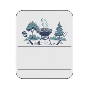 Personalized Backyard Cookout Family Reunion Picnic Blanket | Custom Family Name, Year & Location | Matching Reunion Gift 2026 image 1
