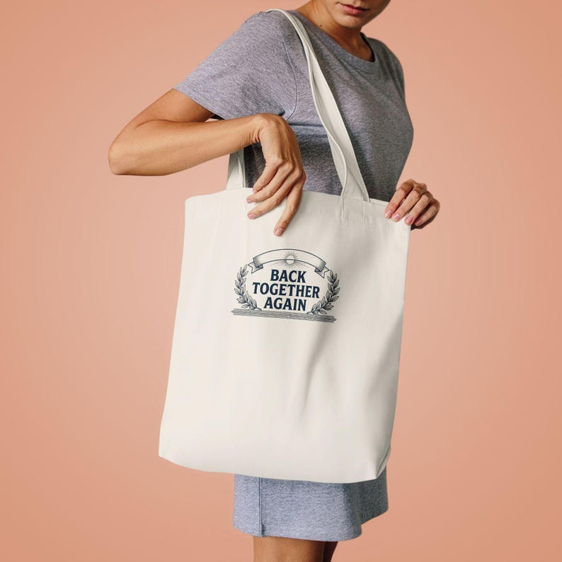 Personalized Family Reunion Tote Bag, Custom Name Matching Carryall, Back Together 2026, Ideal Gift for Gatherings, Durable Canvas Shopper image 4