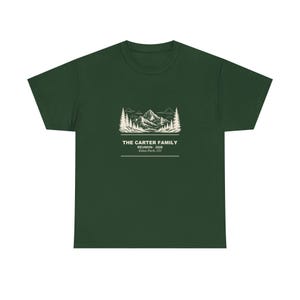 Personalized Family Reunion Shirts 2026 Mountain Trip Custom Name Matching Tee Family Gathering Gift Vacation Souvenir Group Reunion Favor image 2