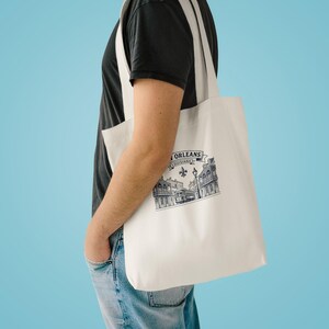 New Orleans Family Reunion Tote Bag Personalized 2026, Custom Name Tote for French Quarter Trip, Family Vacation Gift, Group Travel Keepsake image 3