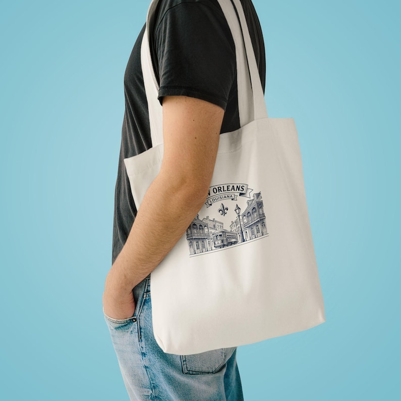 New Orleans Family Reunion Tote Bag Personalized 2026, Custom Name Tote for French Quarter Trip, Family Vacation Gift, Group Travel Keepsake image 3