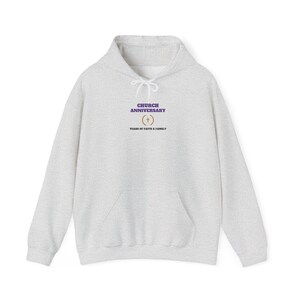 Church Anniversary Hoodie Personalized | Custom Church Name Sweatshirt, Year & Est. image 2