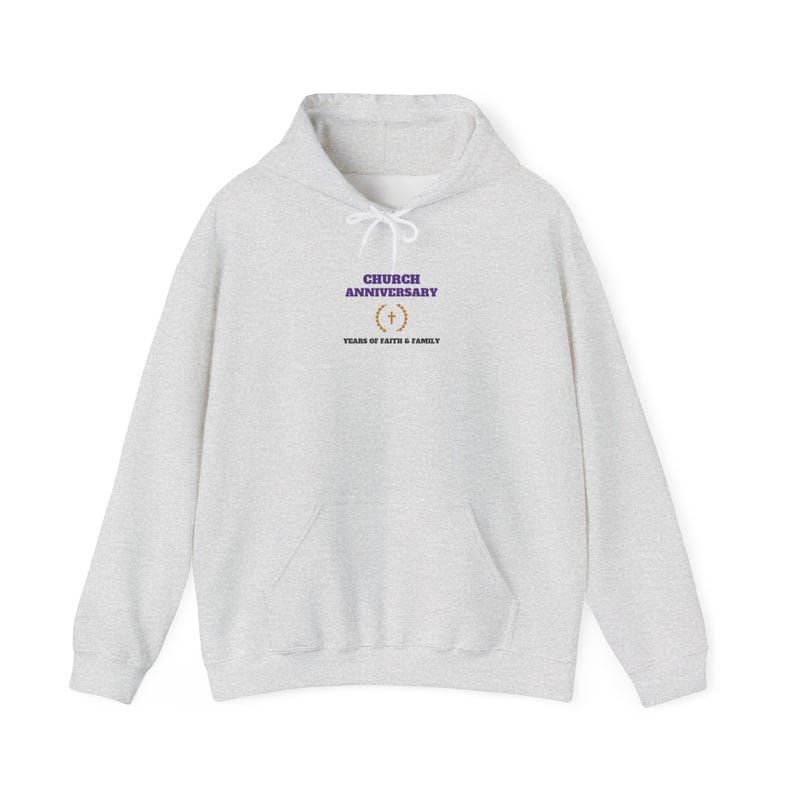 Church Anniversary Hoodie Personalized | Custom Church Name Sweatshirt, Year & Est. image 2