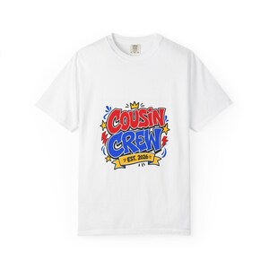 Camiseta a juego para la reunión familiar de primos 2026, camiseta para primos como regalo de reunión, camiseta familiar, grupo de primos, conjunto de camisetas para la reunión. imagen 1