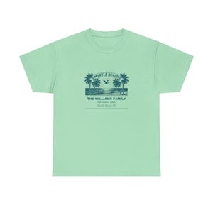 Family Reunion 2026 Shirt Myrtle Beach, Custom Name Matching Group Tee, Personalized Beach Vacation T-Shirt, Family Gathering Gift Idea image 5