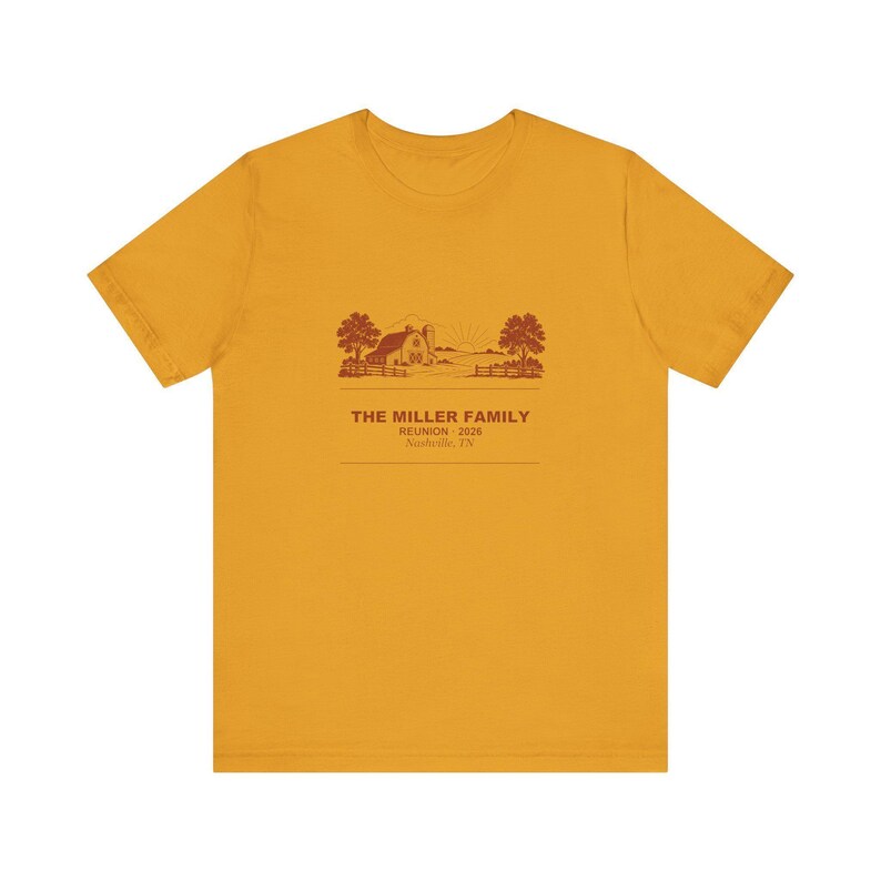 Personalized Family Reunion Shirt Farm 2026 Custom Name Matching Group Tee image 2