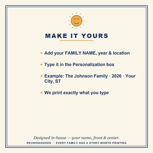 Personalized Cousin Crew Shirt Family Reunion 2026, Custom Name Tee, Cousin Group Shirt, Family Reunion Gift Tee, Cousin Squad Tee image 3