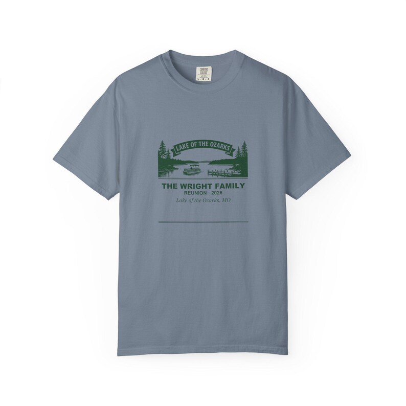 Personalized Family Reunion Shirt Lake of the Ozarks 2026 Custom Name Matching Tee immagine 2