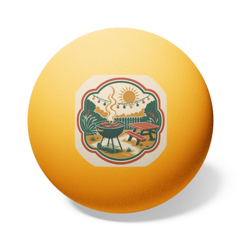 Cookout Reunion Family Ping Pong Balls 6pc | Reunion Party Favor, Game Night image 5
