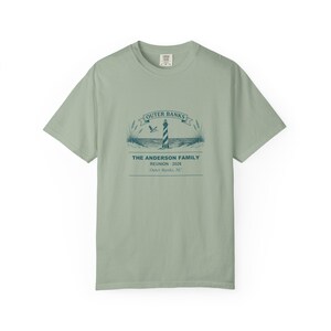 Outer Banks Family Reunion Shirt 2026, Personalized Matching Tee Custom Name Group Vacation Beach Trip Souvenir Holiday Family Gift image 2