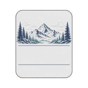 Manta de picnic personalizada para reunión familiar en cabaña de montaña / Nombre, año y ubicación personalizados / Regalo a juego para la reunión de 2026 imagen 1