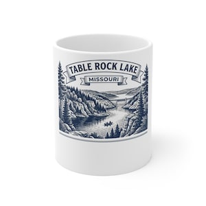 Table Rock Lake Family Reunion Mug Personalized Name Year, Ozarks Vacation Keepsake Mug, Custom Matching Family Mug, Reunion Gift for House image 1