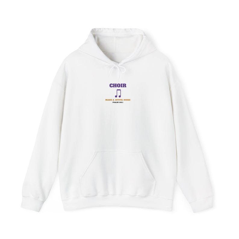 Church Choir Hoodie Personalized | Custom Choir Name Sweatshirt, Worship Team Gift image 1