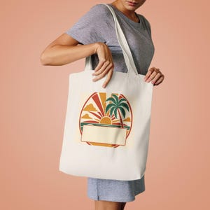 Personalized Family Beach Reunion Tote Bag, Custom Name Year City Keepsake, Summer Gift for Mom, Matching Reunion Totes, 2024 Trip Souvenir image 4