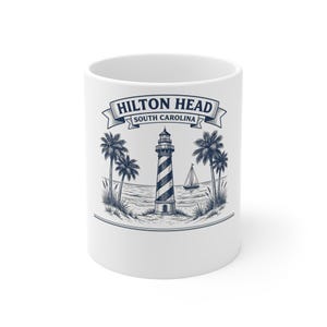 Hilton Head Family Reunion Mug 2026 Personalized Custom Name Coffee Cup, Lowcountry Beach, Matching Mugs, South Carolina, Reunion Keepsake image 1