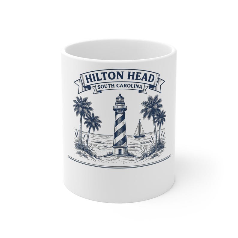 Hilton Head Family Reunion Mug 2026 Personalized Custom Name Coffee Cup, Lowcountry Beach, Matching Mugs, South Carolina, Reunion Keepsake image 1