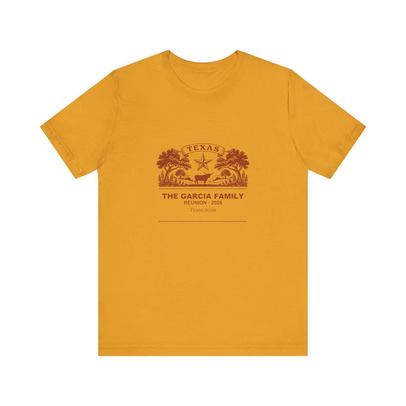 Personalized Texas Family Reunion Shirt 2026, Custom Name Matching Group Tee image 2